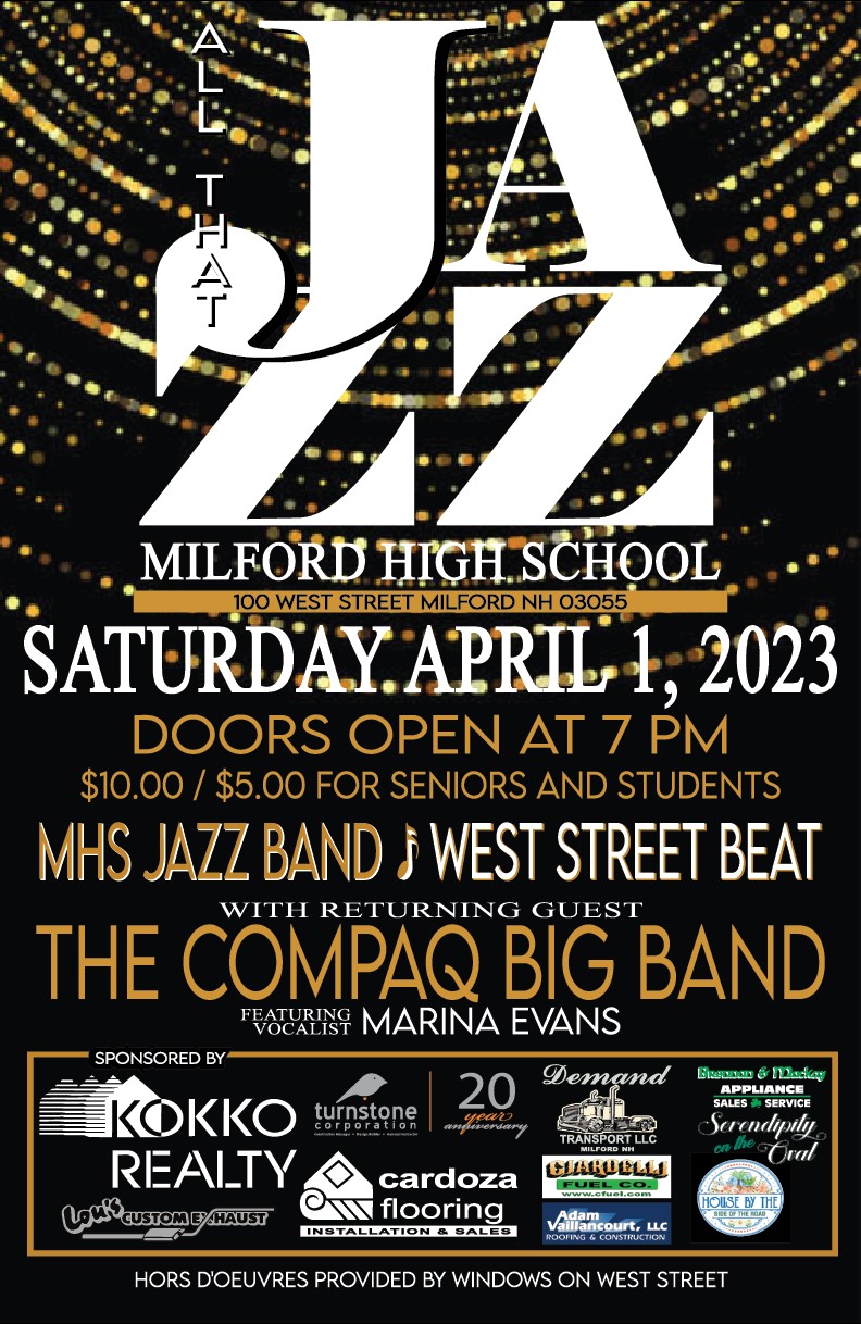 All That Jazz Concert poster