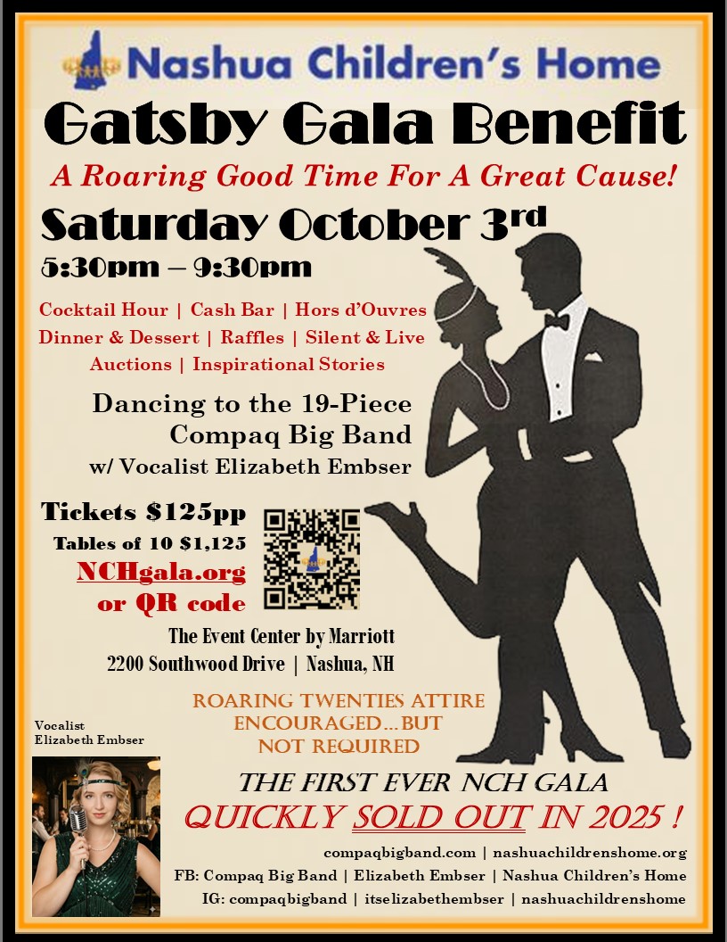 Nashua Children's Home Gatsby Gala poster