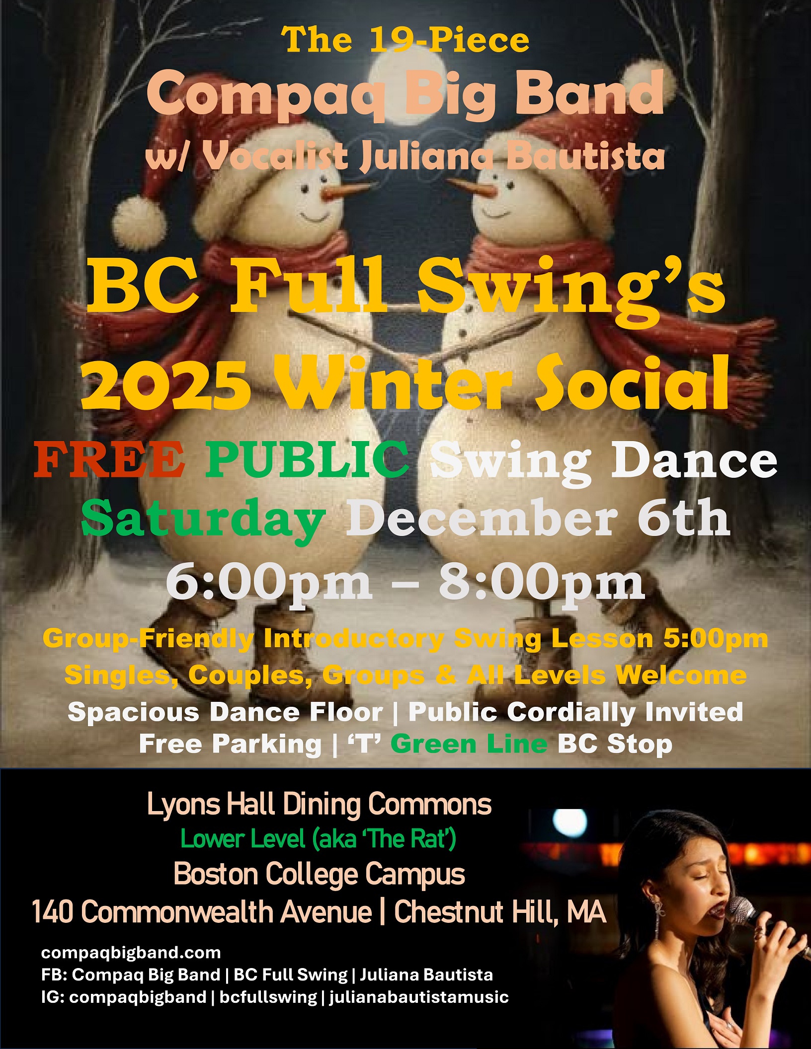 BC Full Swing swing dance poster