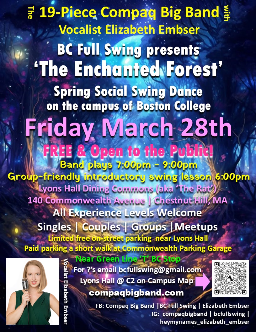 BC Full Swing Spring Social Dance poster